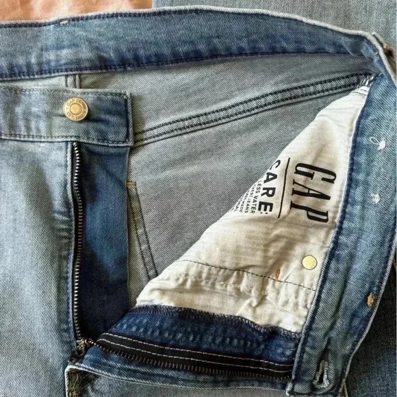 Gap High Rise Patchwork Vintage Slim Jeans - Picture 6 of 7